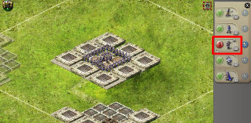Dobry zamek w Stronghold Kingdoms - rozmieszczanie armii