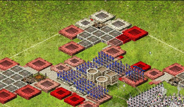 Dobry zamek w Stronghold Kingdoms - zniszczenia po ataku